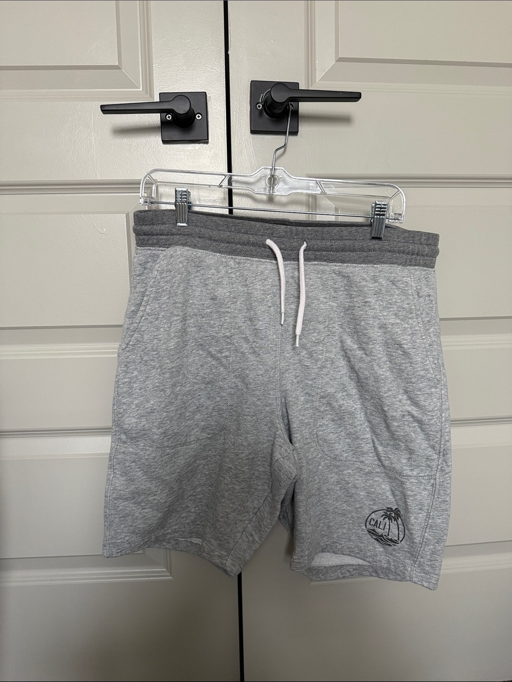 Old Navy Light Gray Athletic Drawstring Shorts